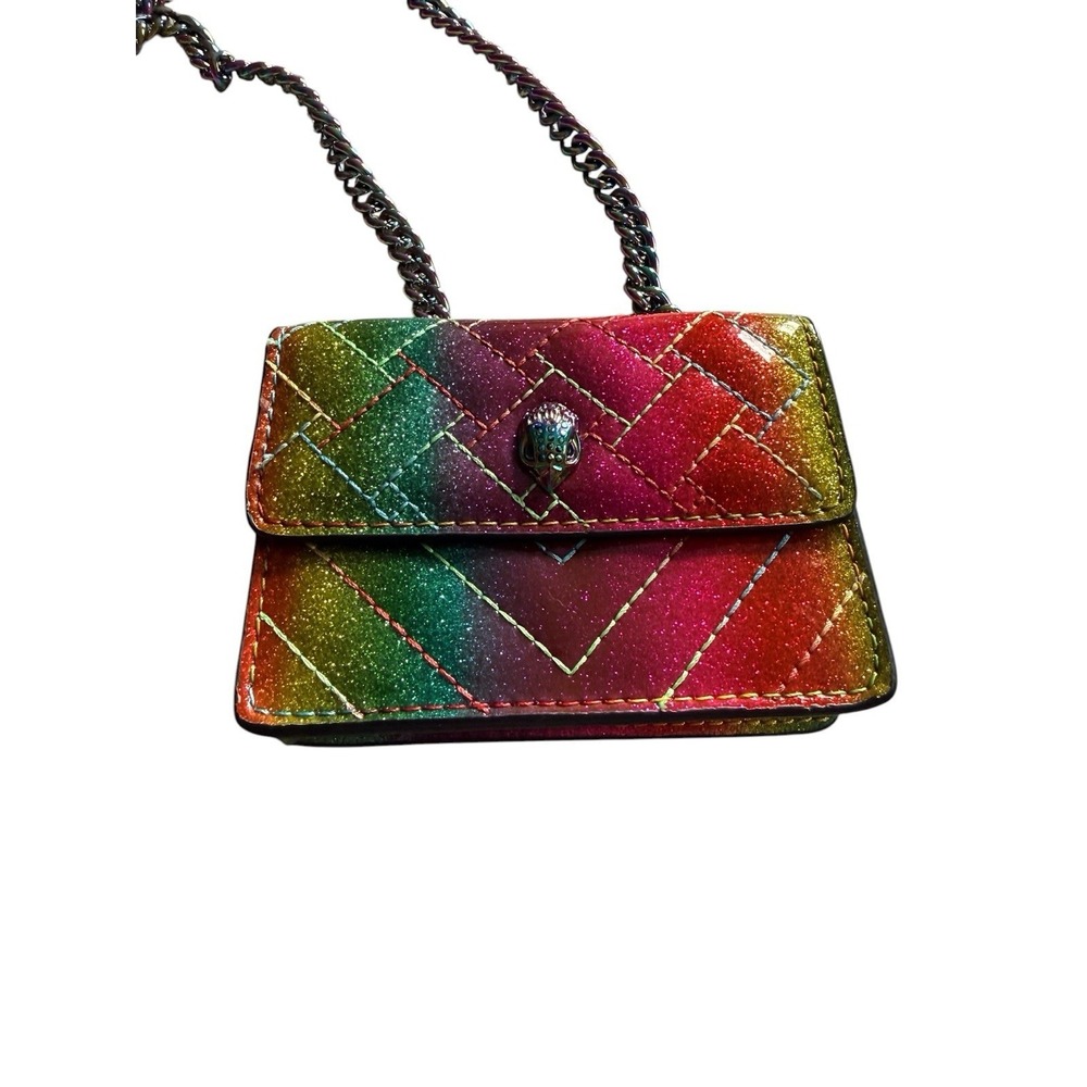 KURT GEIGER London MICRO Rainbow Crossbody Mini Purse Bag - Picture 2 of 4